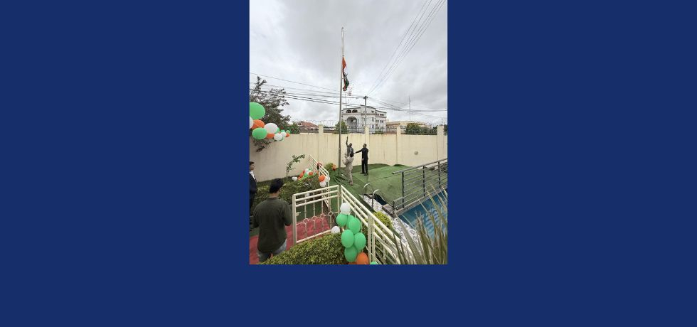 Glimpses of the Flag hoisting by Ambassador Om Prakash Meena held on August 15, 2025 to celebrate the 79 th Independence Day of India, followed by reading Hon’ble President of India’s address to the Nation and Cultural Performances by Indian Diaspora at Embassy Premises